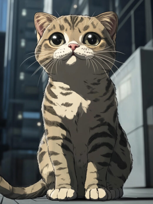 sref16 スコティッシュフォールド子猫 背景指定なし