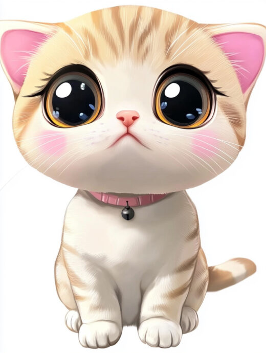 sref1 スコティッシュフォールド子猫 背景指定なし