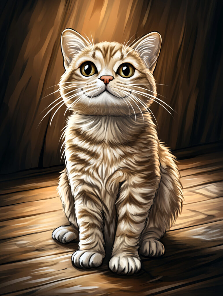 sref20 スコティッシュフォールド子猫 背景指定なし