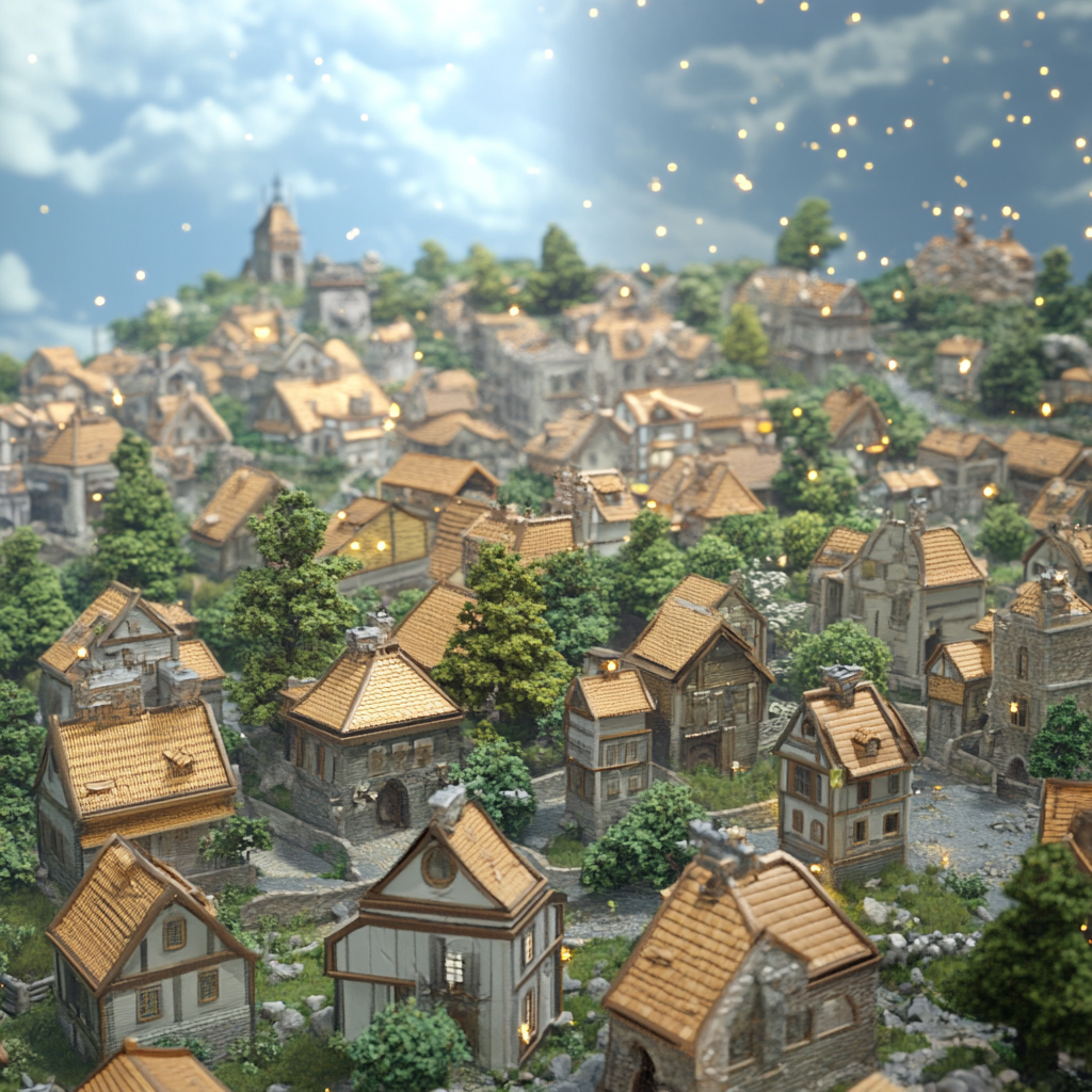 sref 27 | a town