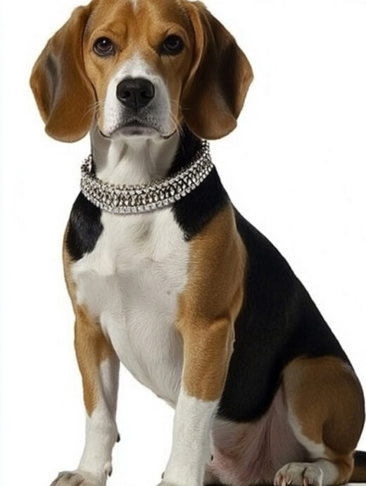 sref0 ビーグル成犬 白背景