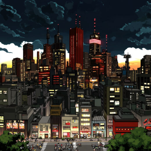 sref 107 | a city