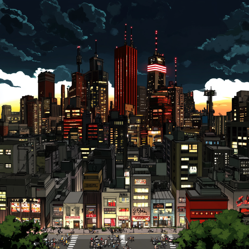 sref 107 | a city