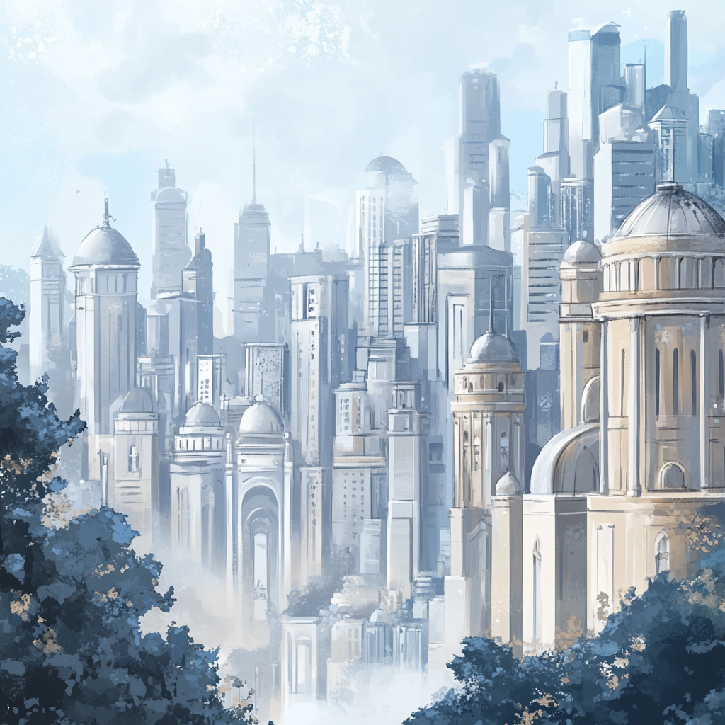 sref 110 | a city