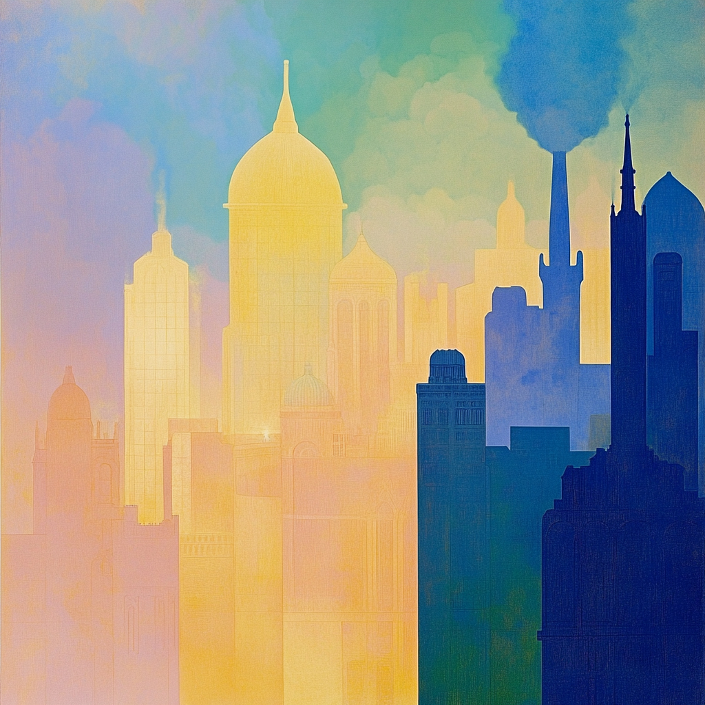sref 117 | a city