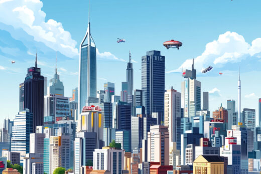 sref 122 | a city