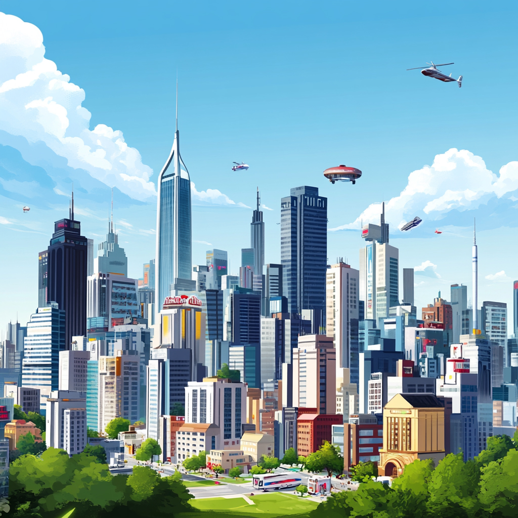 sref 122 | a city