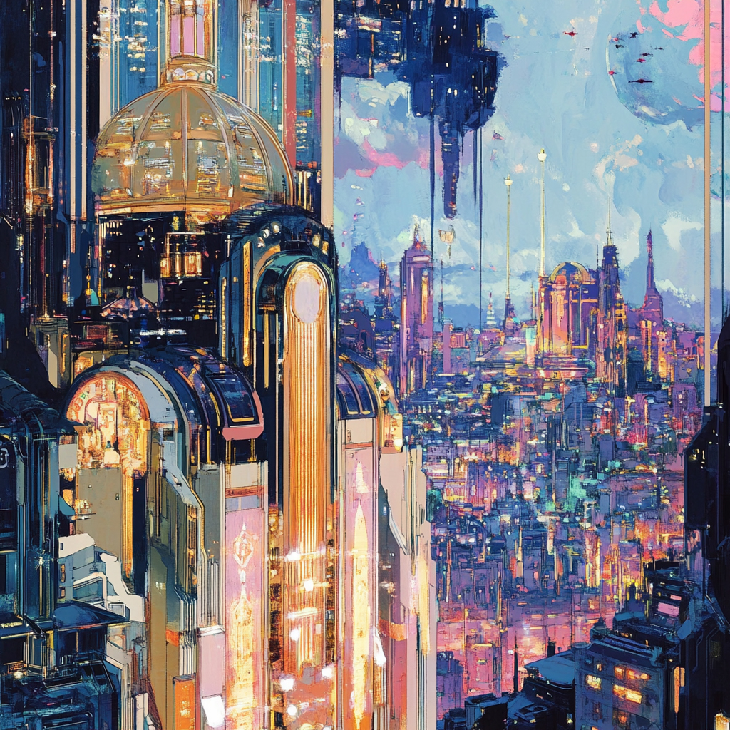 sref 140 | a city