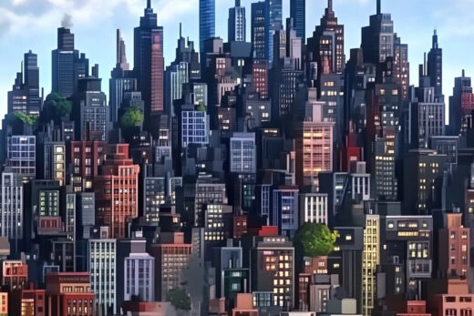 sref 187 | a city