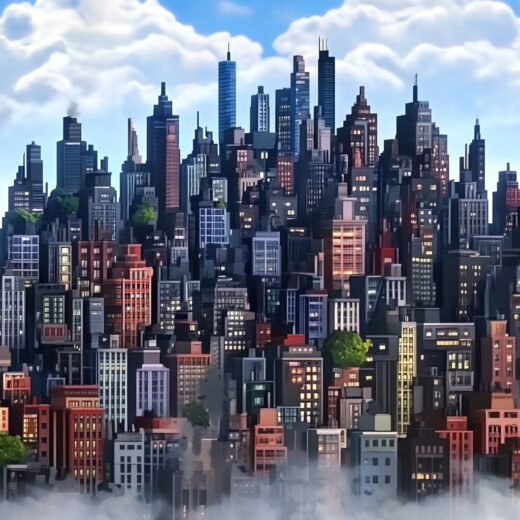 sref 187 | a city