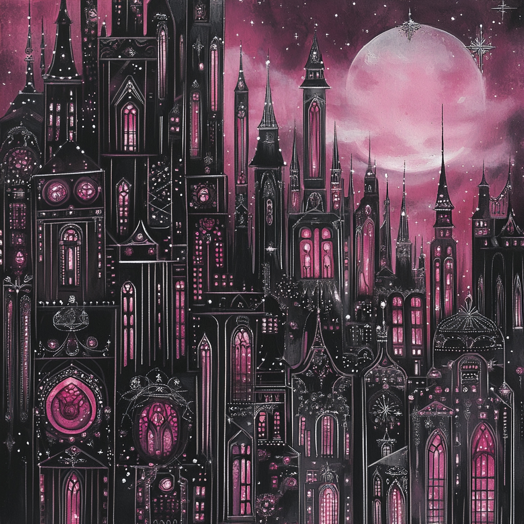 sref 205 | a city