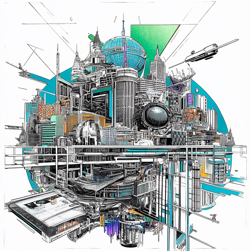 sref 206 | a city