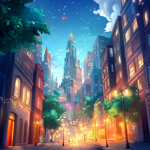 sref 225 | a city