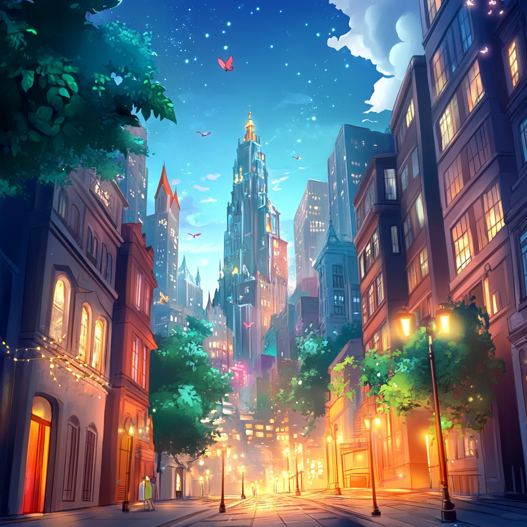 sref 225 | a city