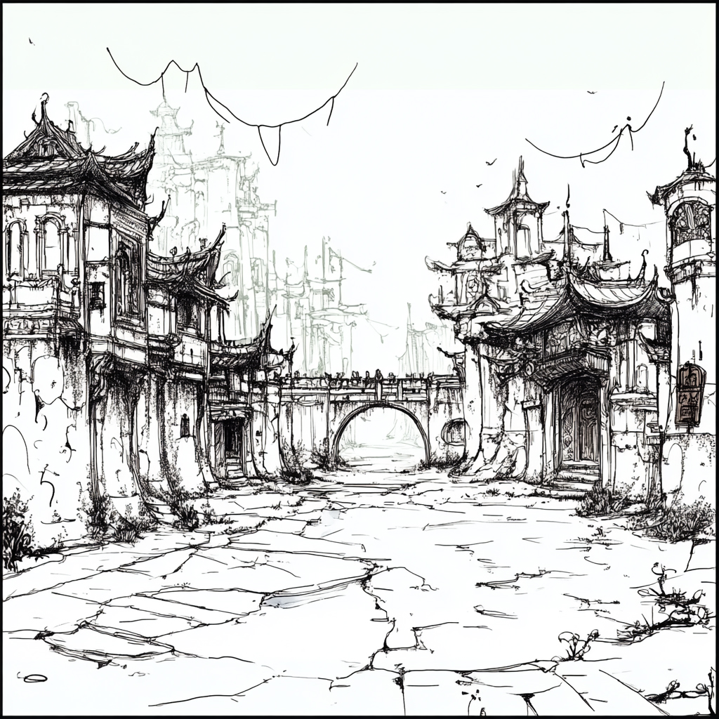 sref 238 | a city
