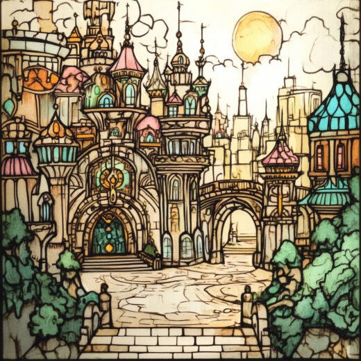 sref 238 | a city