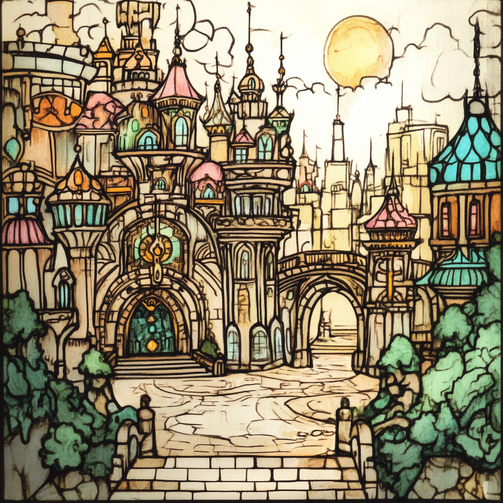 sref 238 | a city