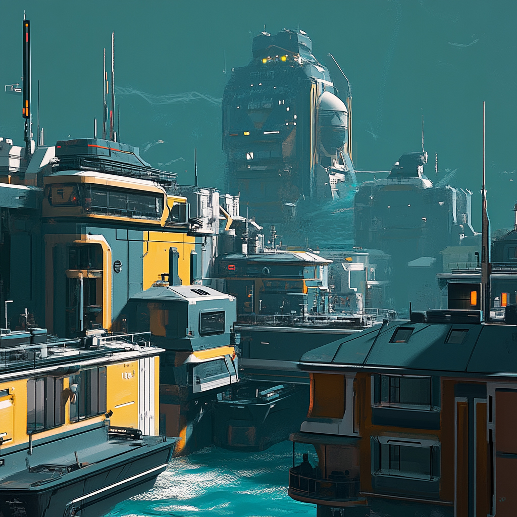 sref 245 | a city