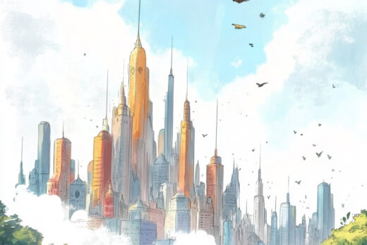 sref 254 | a city