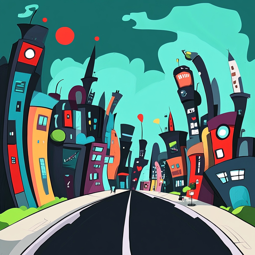 sref 258 | a city