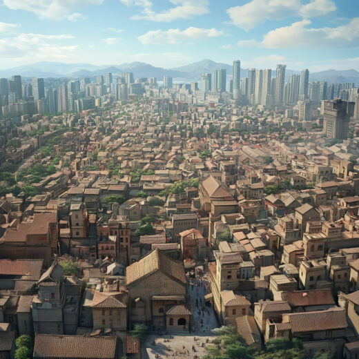 sref 262 | a city