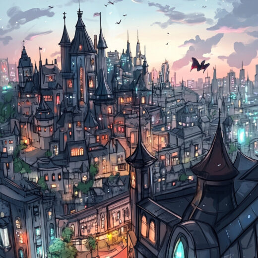 sref 284 | a city