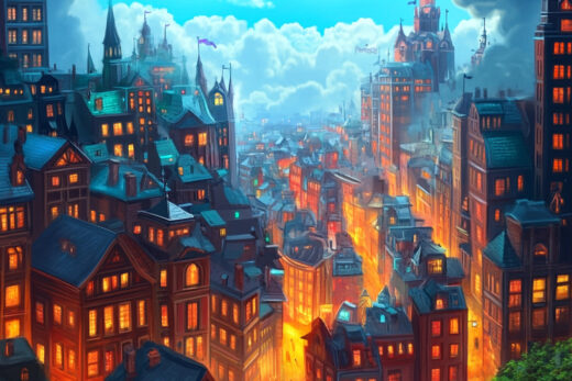 sref 287 | a city