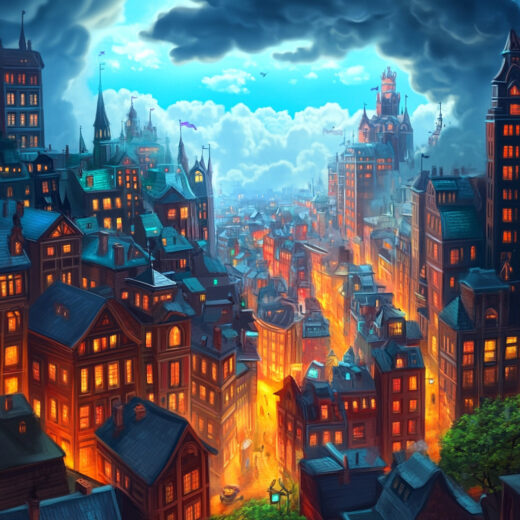 sref 287 | a city