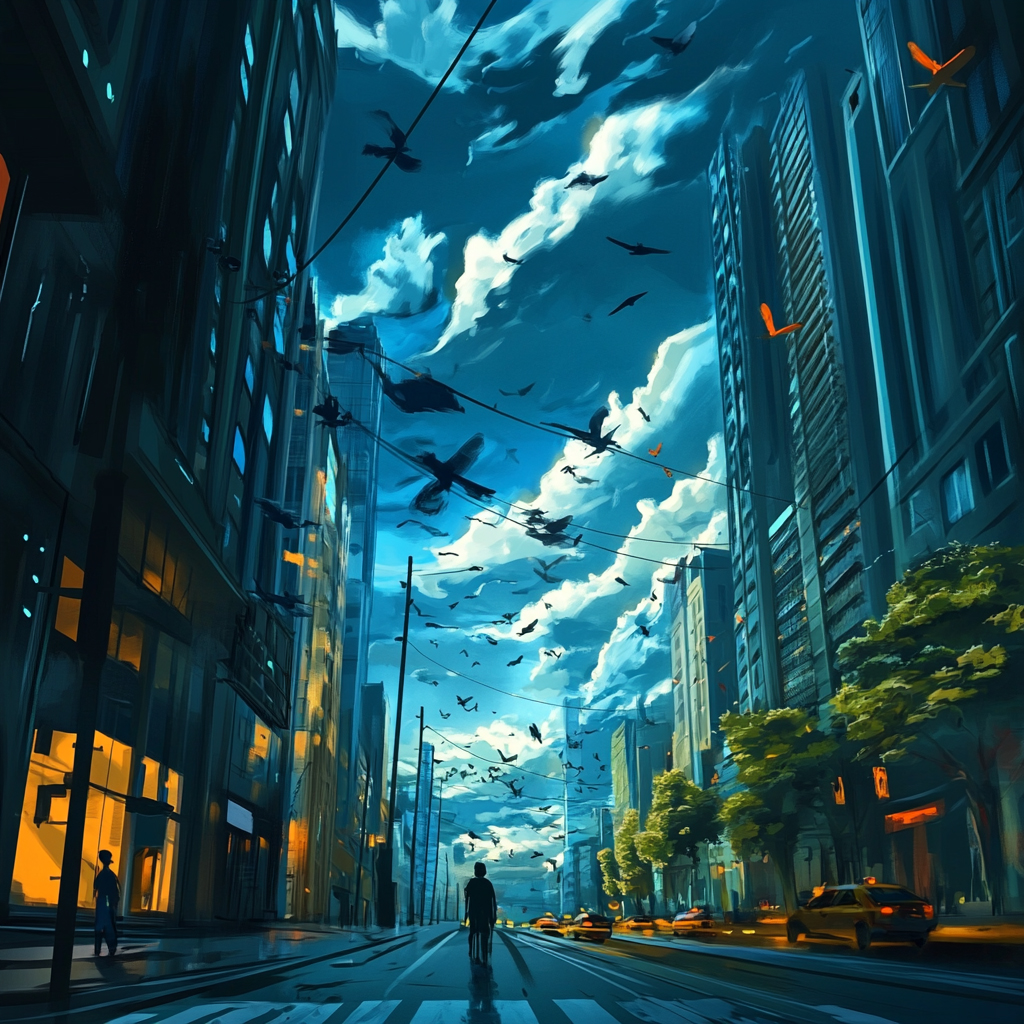 sref 288 | a city