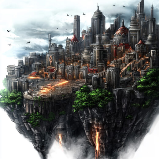 sref 317 | a city