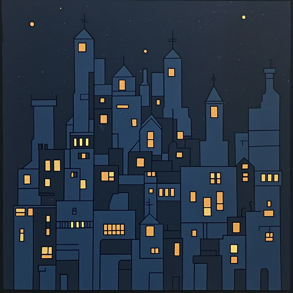 sref 323 | a city