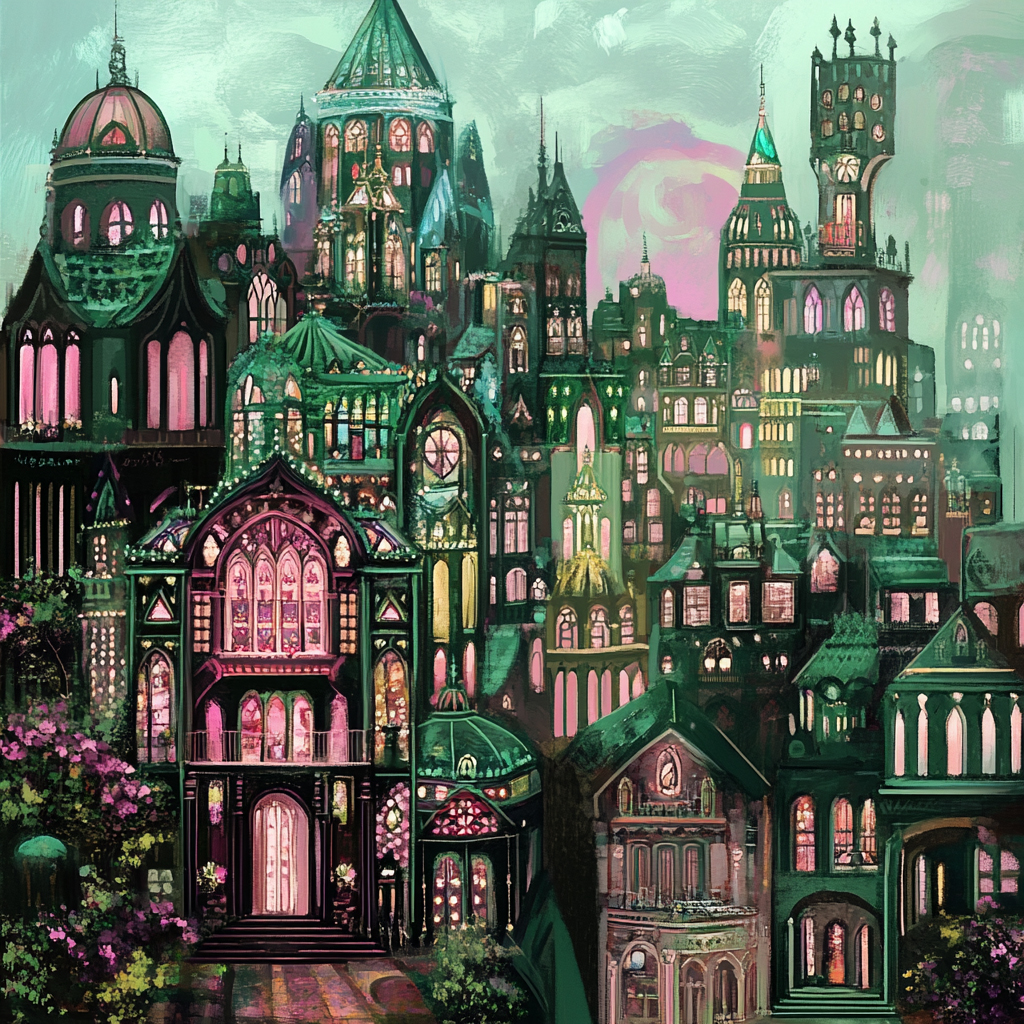 sref 331 | a city