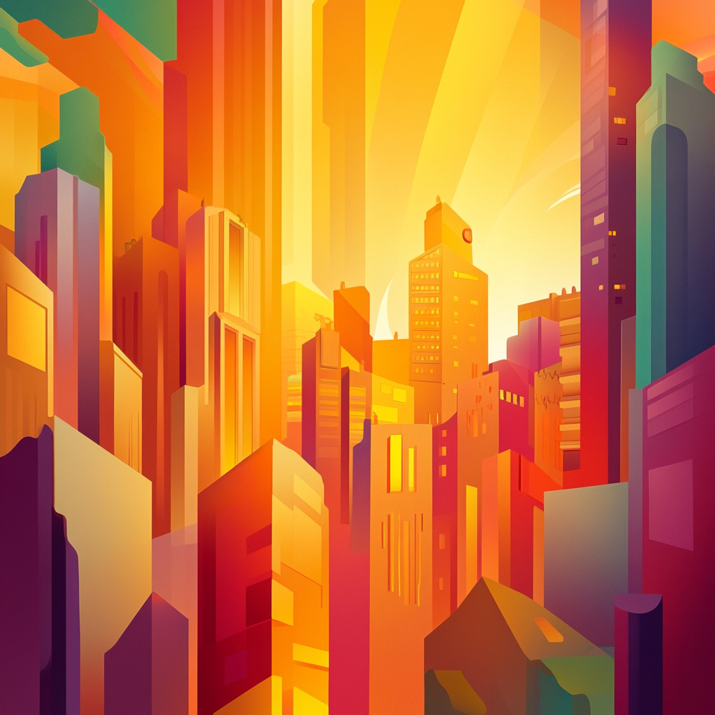 sref 393 | a city