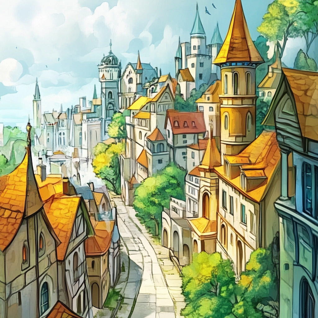 sref 39 | a city
