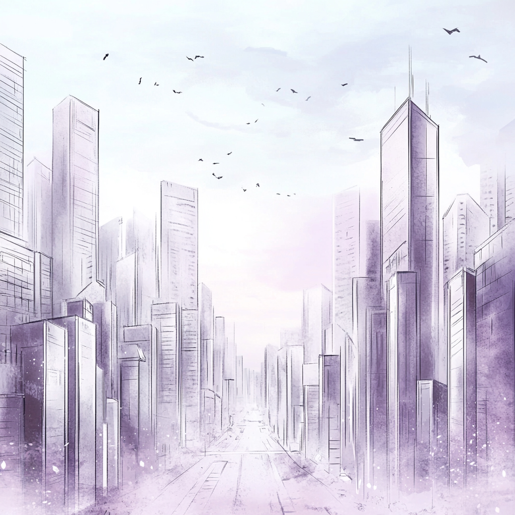 sref 412 | a city