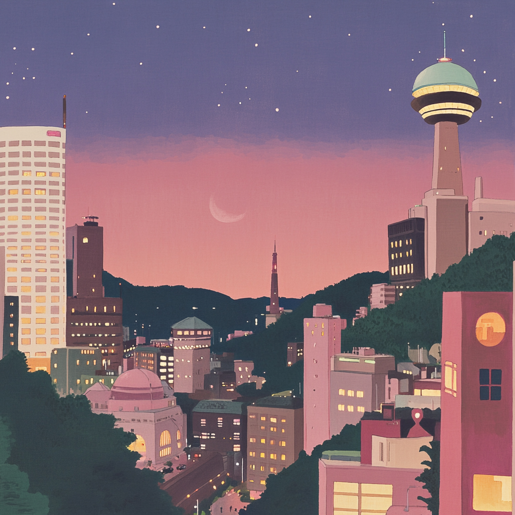 sref 414 | a city