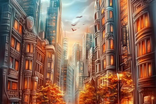 sref 422 | a city