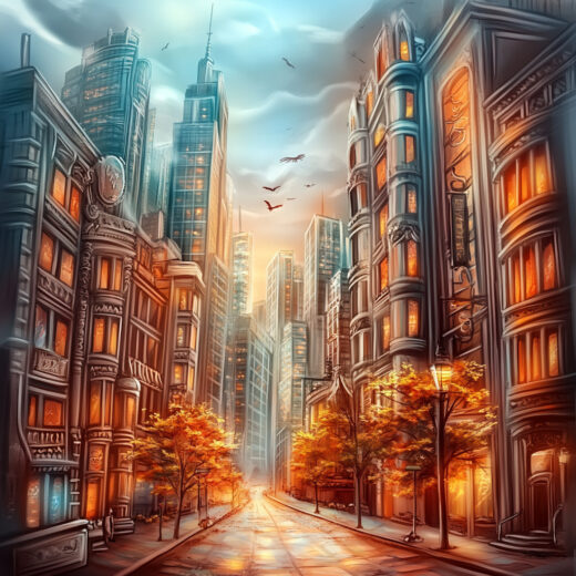 sref 422 | a city