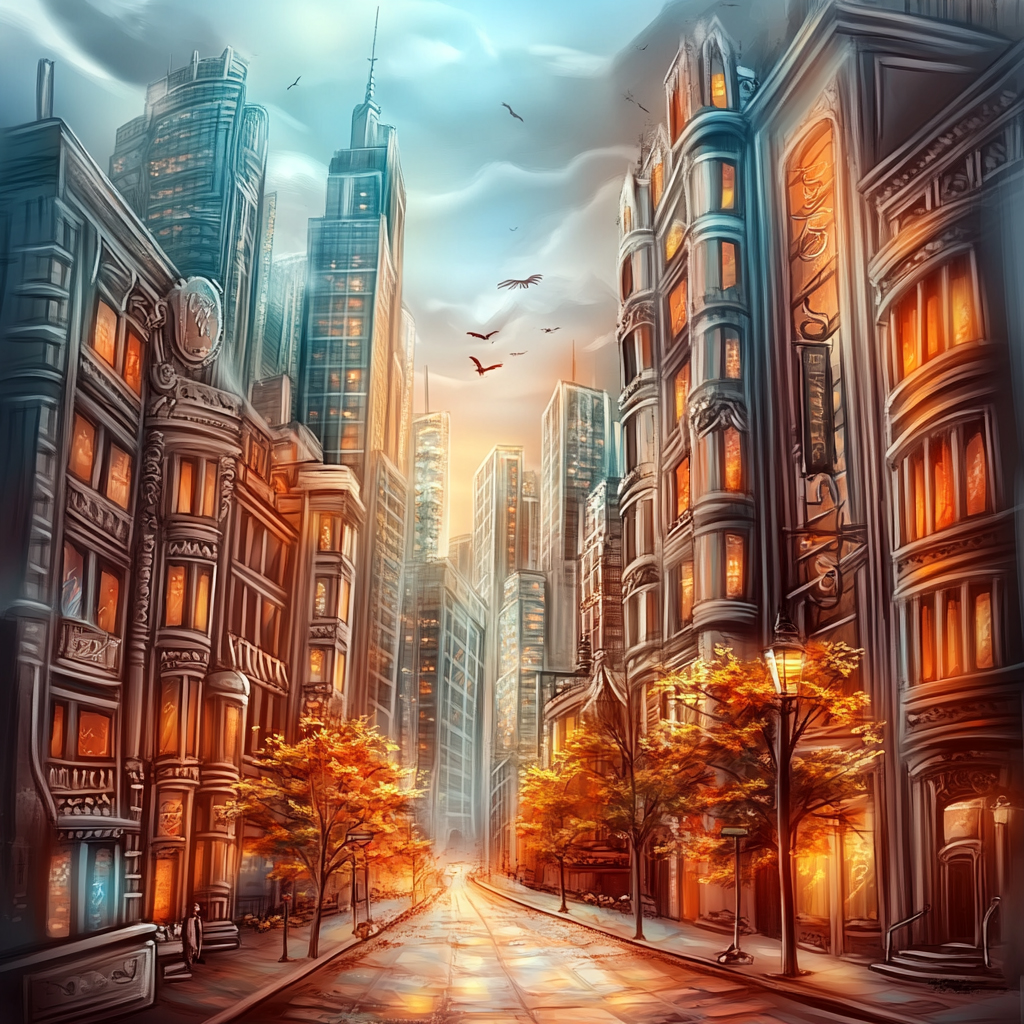 sref 422 | a city