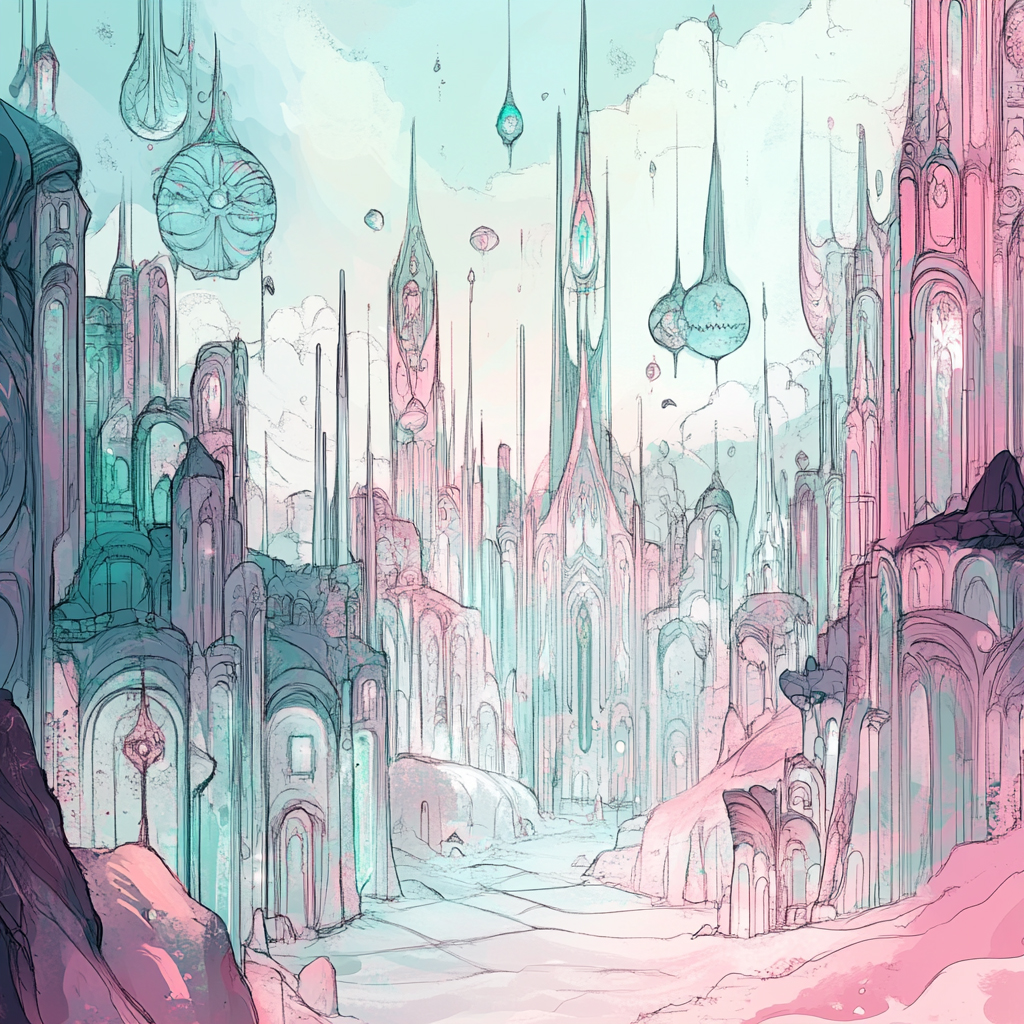 sref 428 | a city