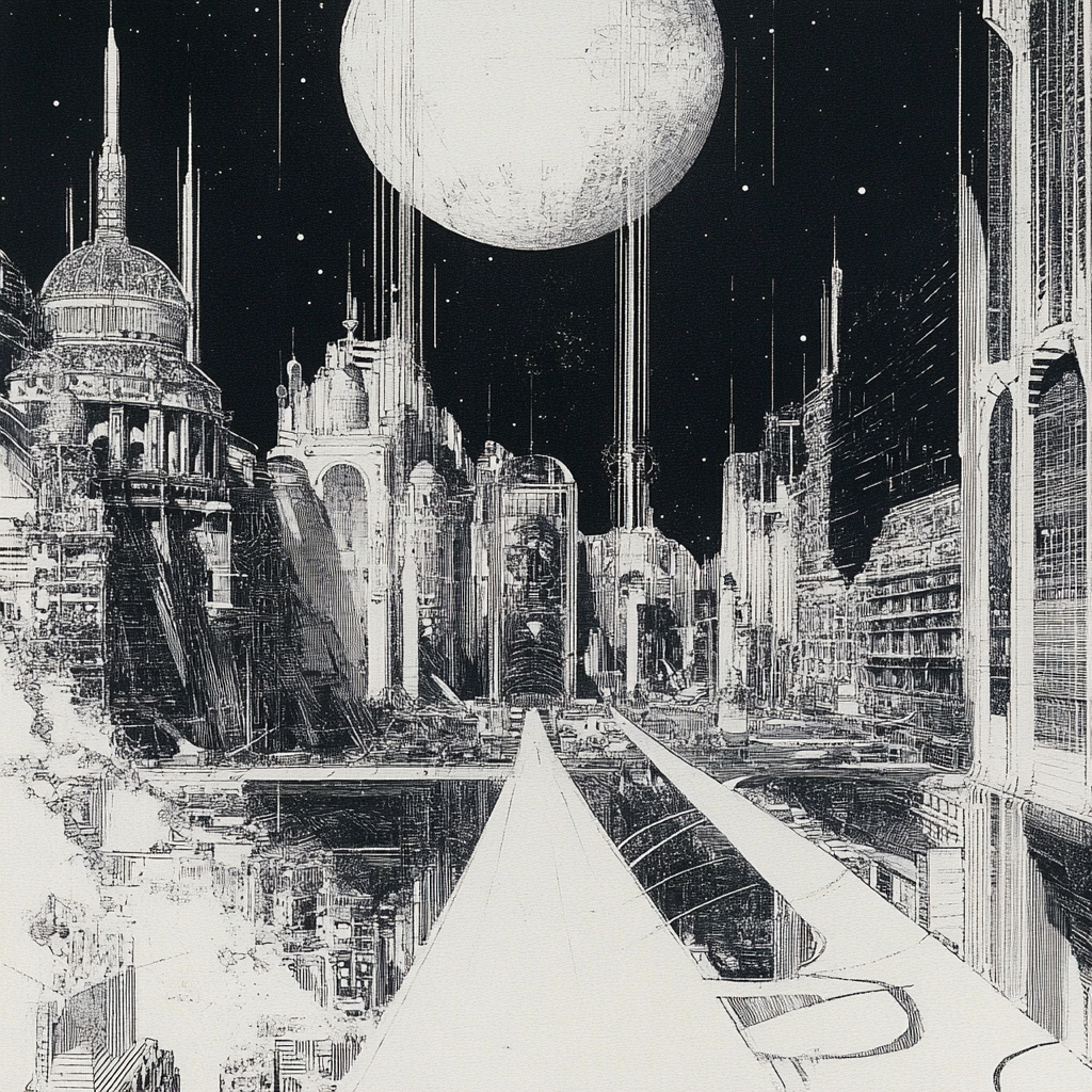 sref 433 | a city
