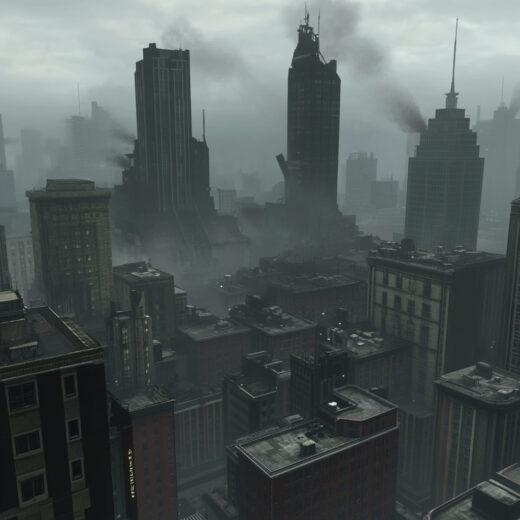 sref 439 | a city