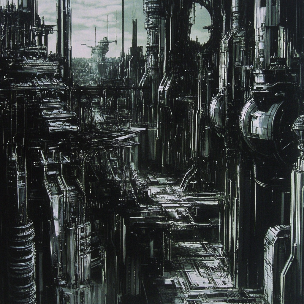 sref 443 | a city