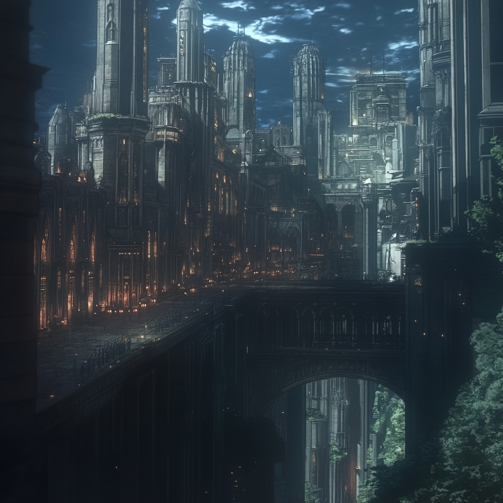 sref 448 | a city