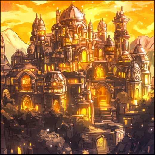 sref 458 | a city