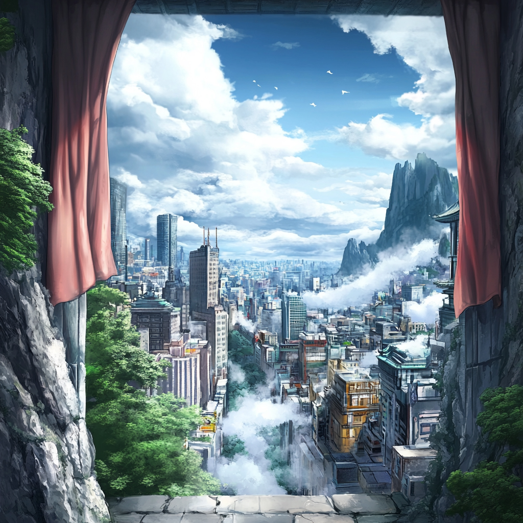 sref 459 | a city