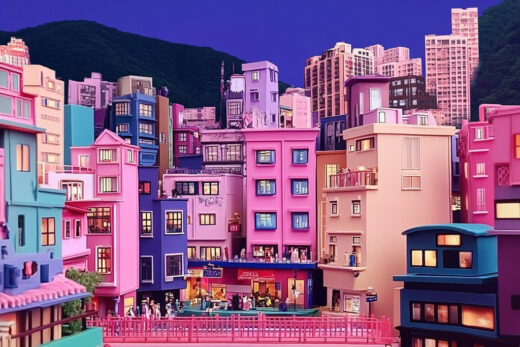 sref 462 | a city