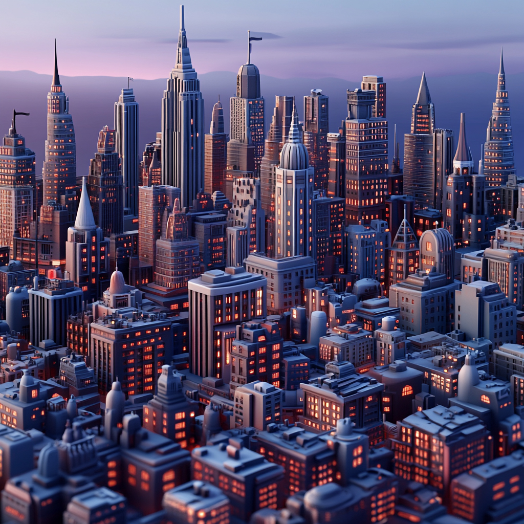 sref 470 | a city
