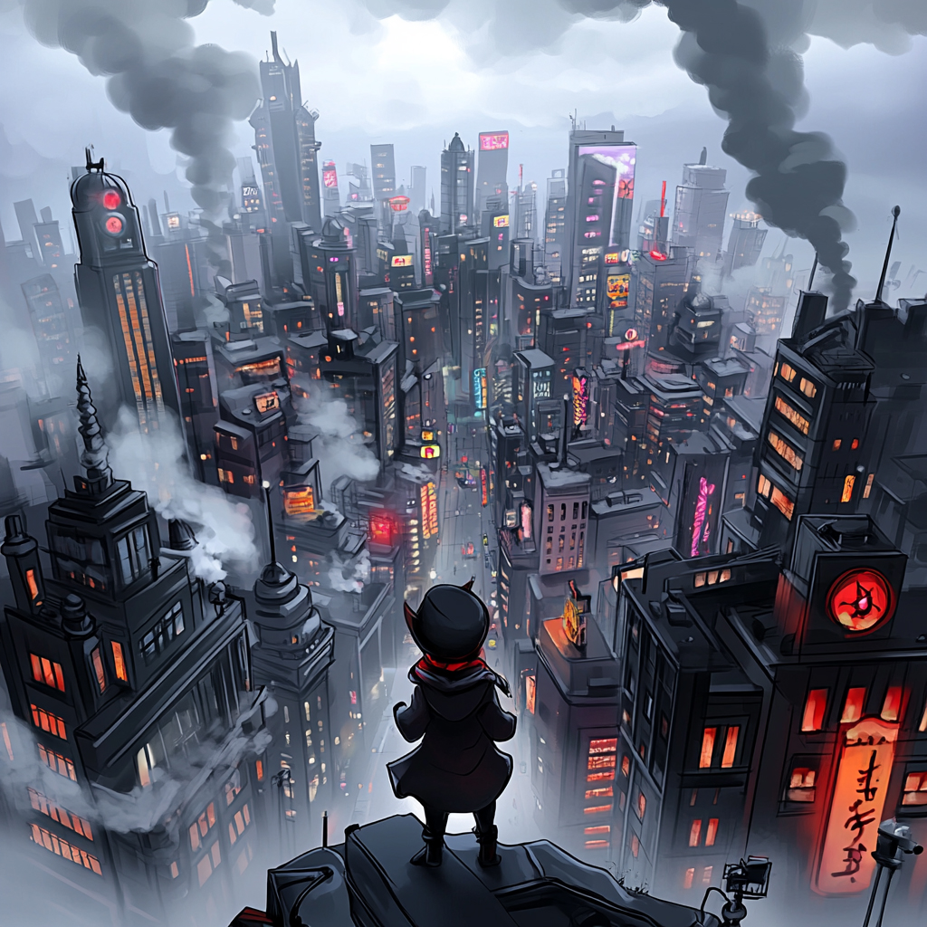 sref 474 | a city