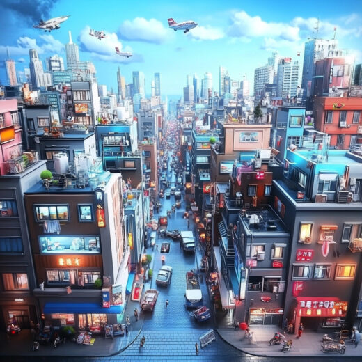 sref 477 | a city